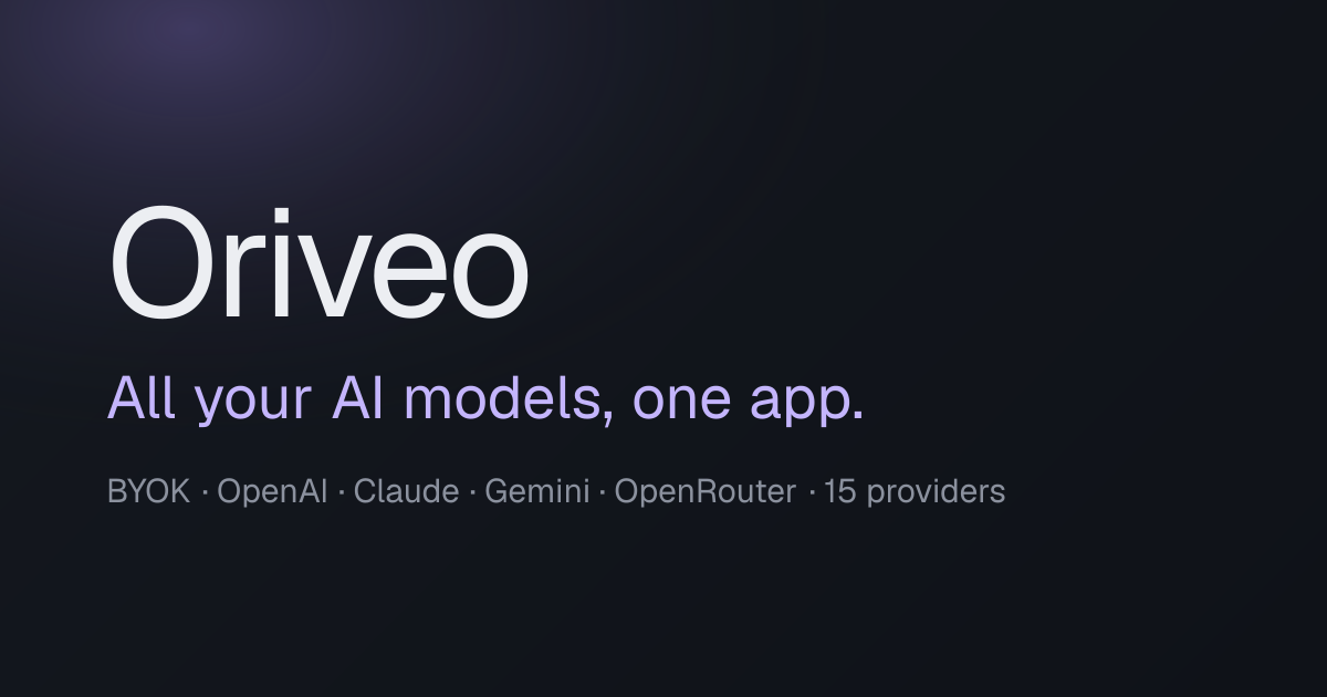 Oriveo — official preview image